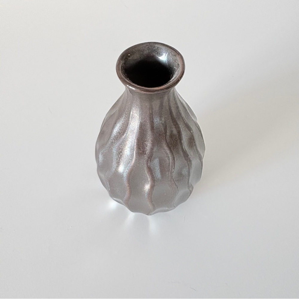 Mini Ceramic Vase Raku Glaze - Picture 3 of 10